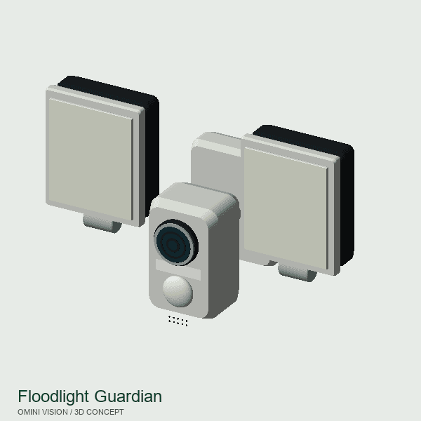 Floodlight Guardian camera concept