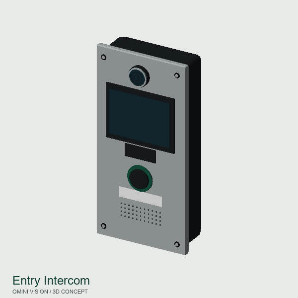 Entry Intercom camera concept
