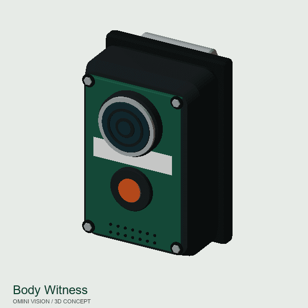 Body Witness camera concept